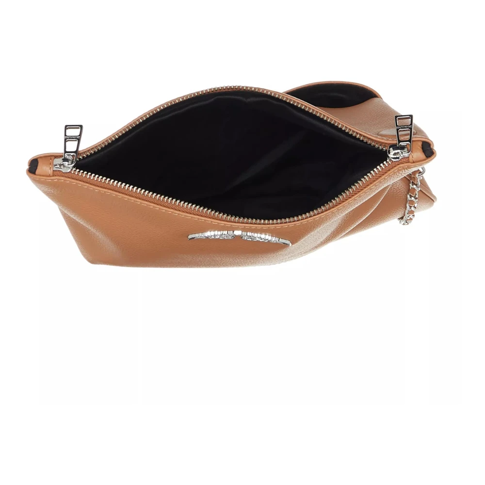 Zadig & Voltaire Rock Grained Leather Heritage Tas Brown Dames