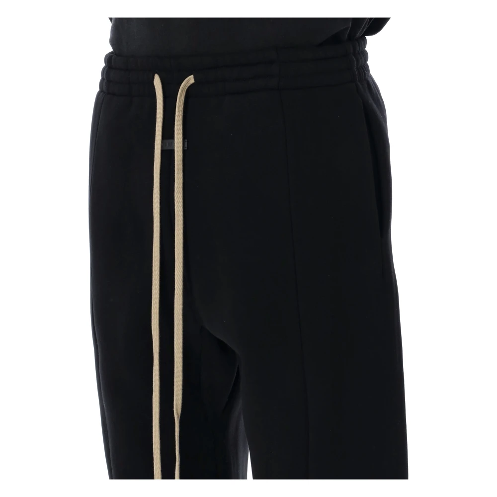 Fear Of God Zwarte Fleece Sweatpants Aw24 Stijl Black Heren