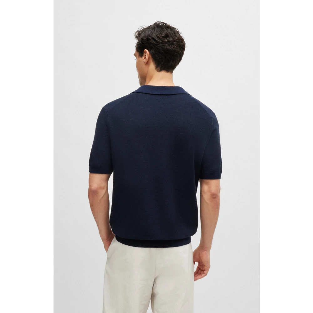 Boss Heren Polo Shirt Blue Heren