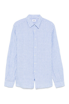 chemise-en-lin-bleu-avec-virgule