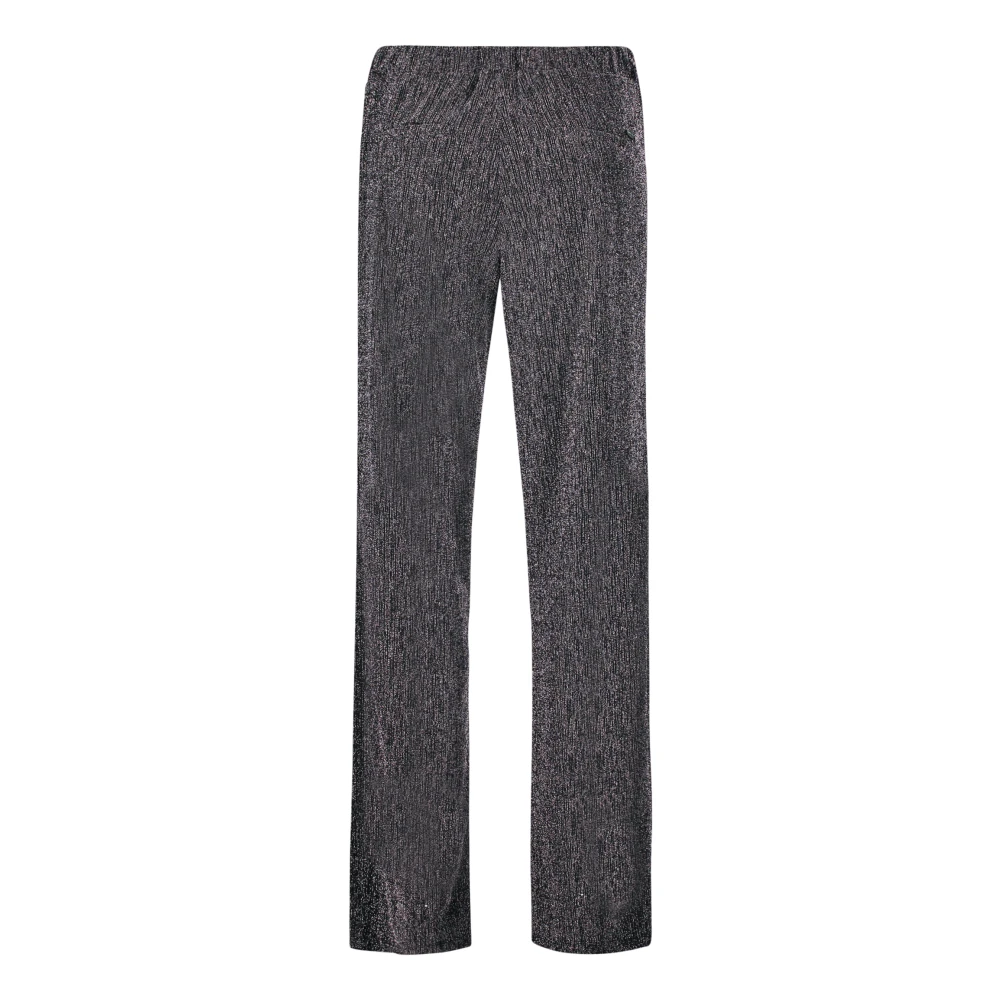 Betty & Co Stoffen broek in glitter-look Black Dames