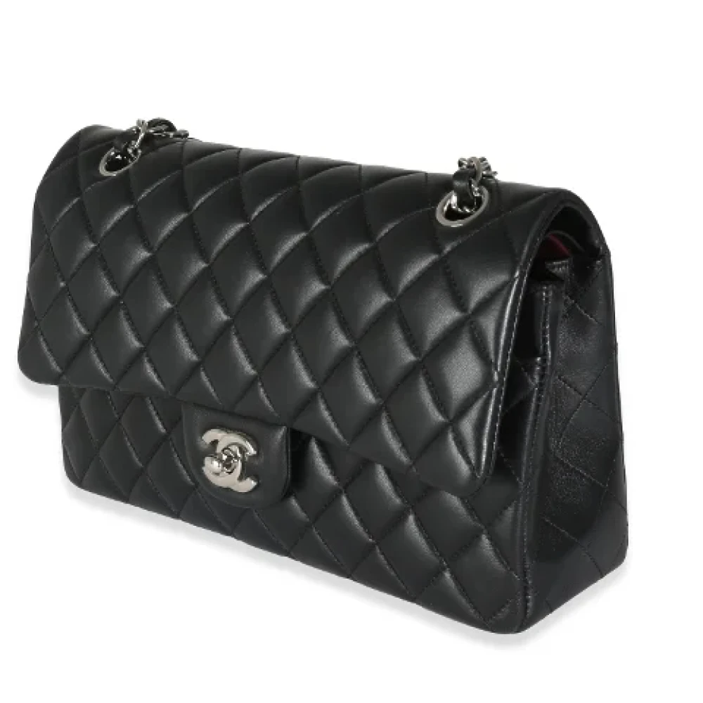 Chanel Vintage Pre-owned Leather chanel-bags Gray Dames