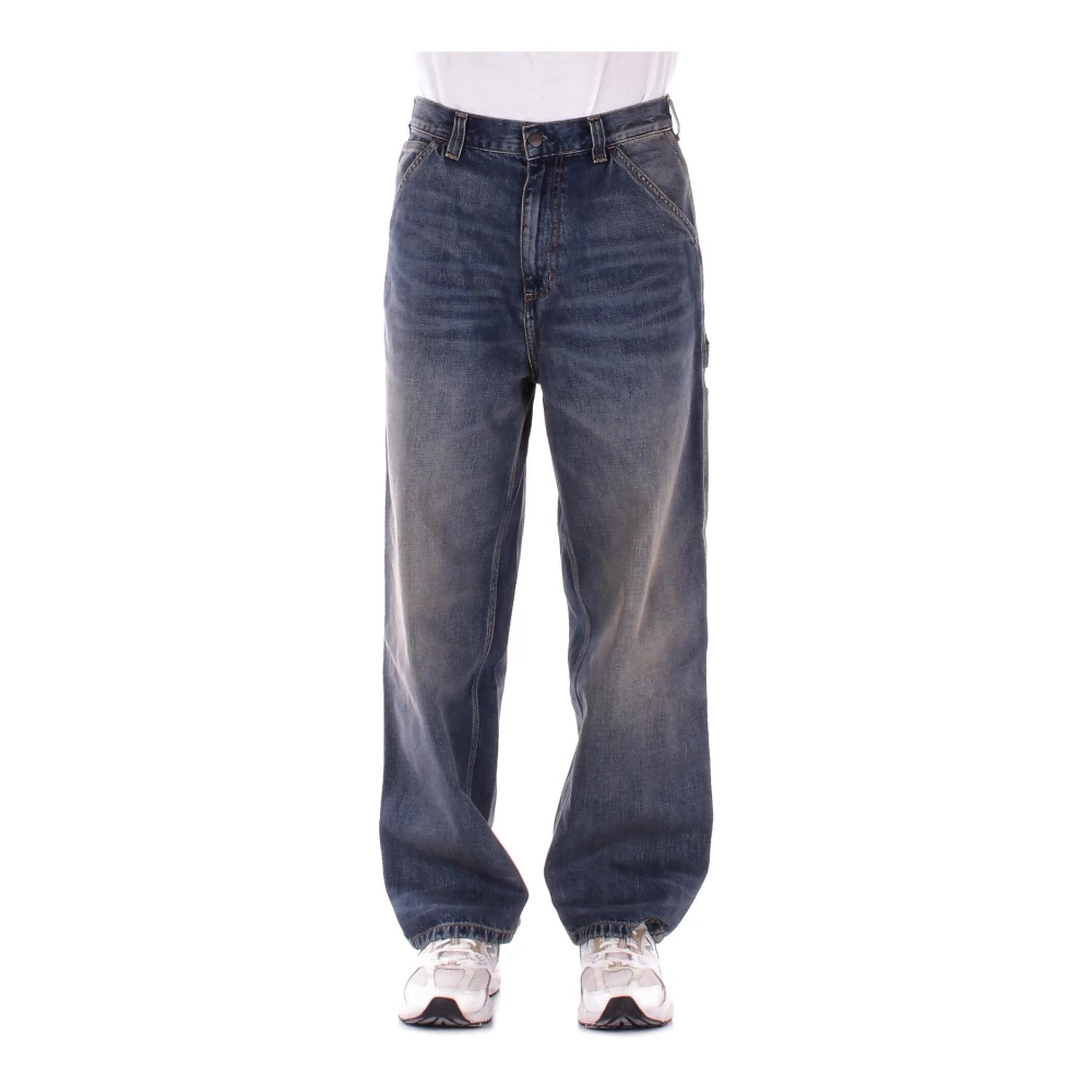Carhartt Wip Uomo Blu Jeans, L, New,