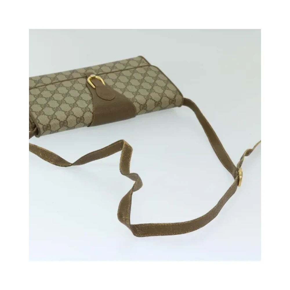 Gucci Vintage Pre-owned Canvas gucci-bags Beige Dames