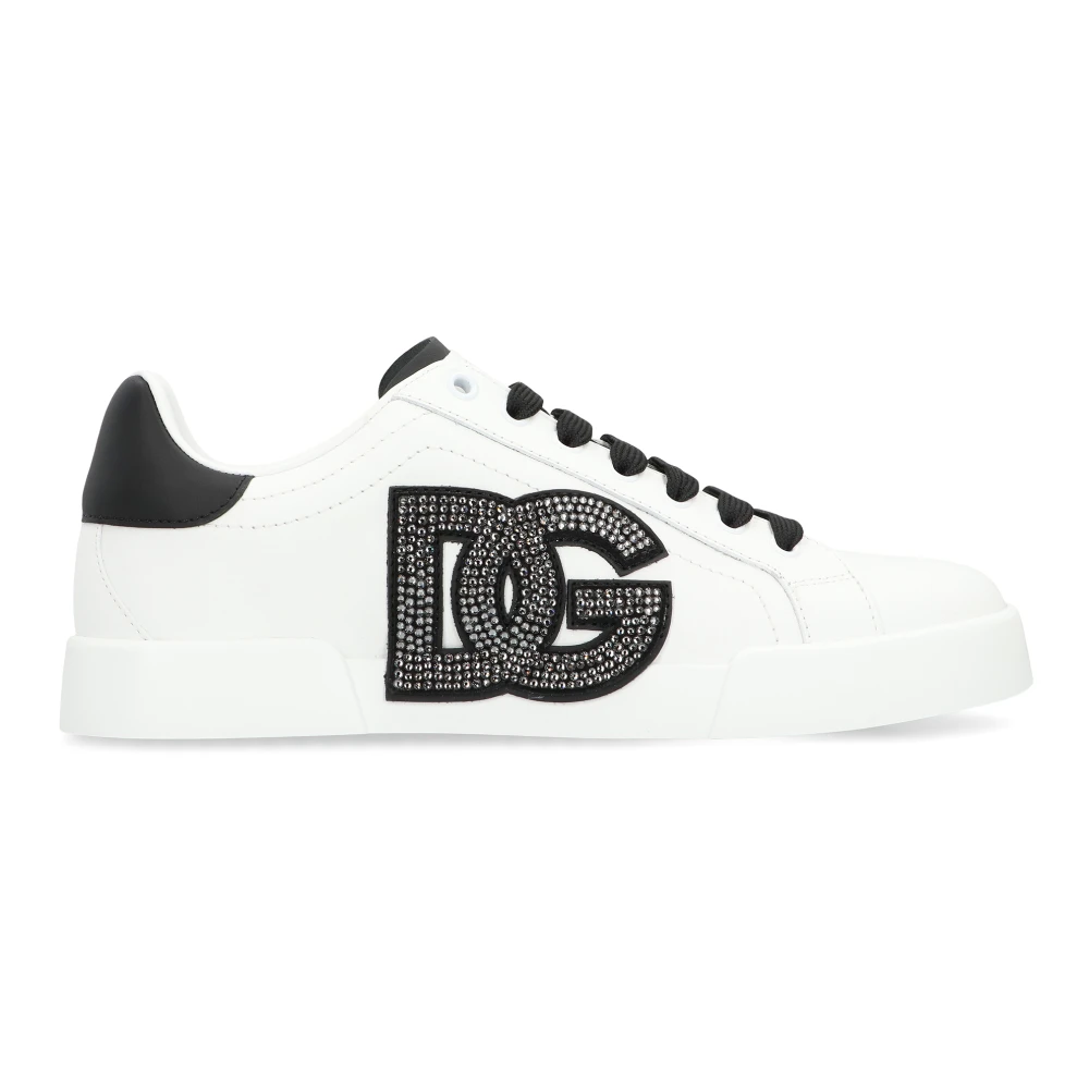 Dolce & Gabbana Women's White Sneakers, 5 Uk, Portofino Trainers