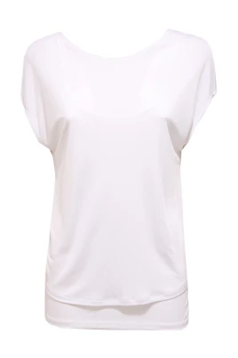 2-i-1 Jeans Vit Topp