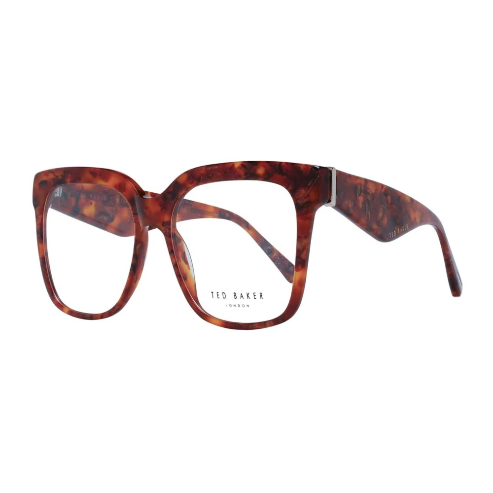 Ted Baker Bruine Vierkante Acetaat Optische Frames Brown Dames