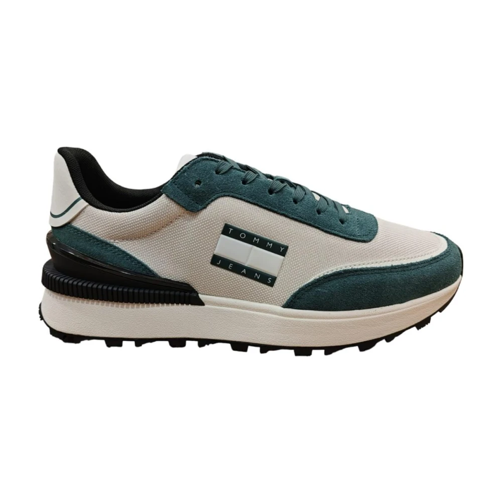 Tommy Hilfiger Men's Multicolor Sneakers, 6 Uk, Technical Runner Trainers