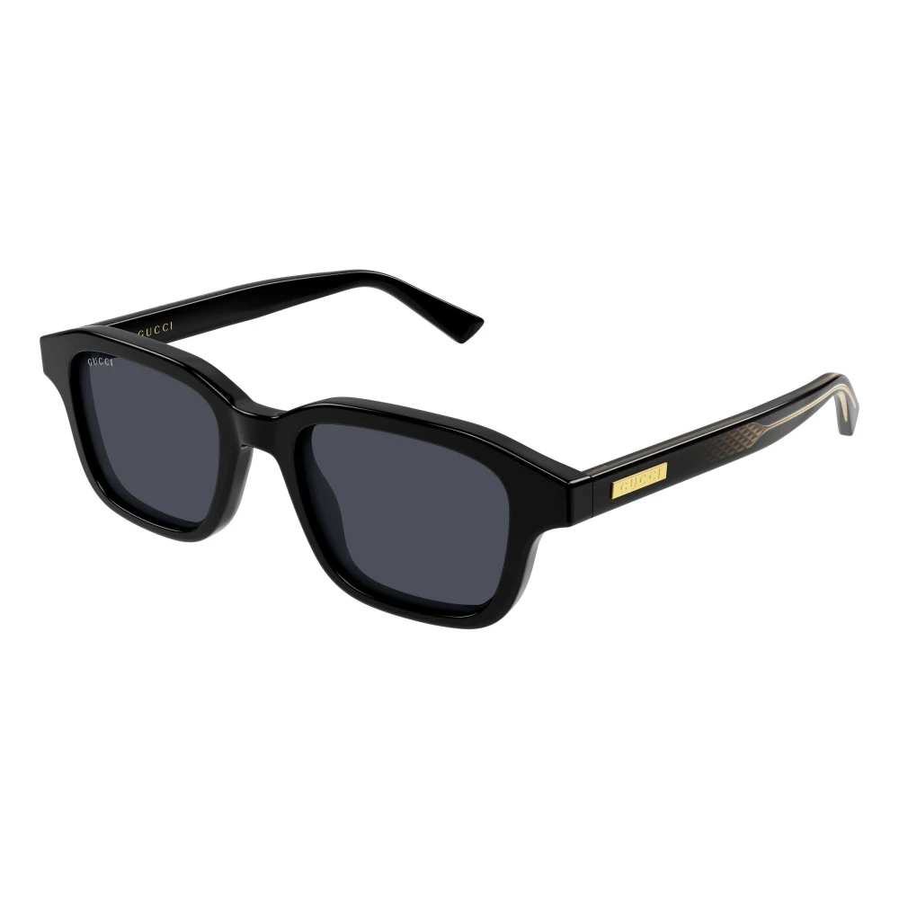 Gucci Rectangular-Frame Sunglasses - Male - Sunglasses - Black - 49 Mm - Accessories