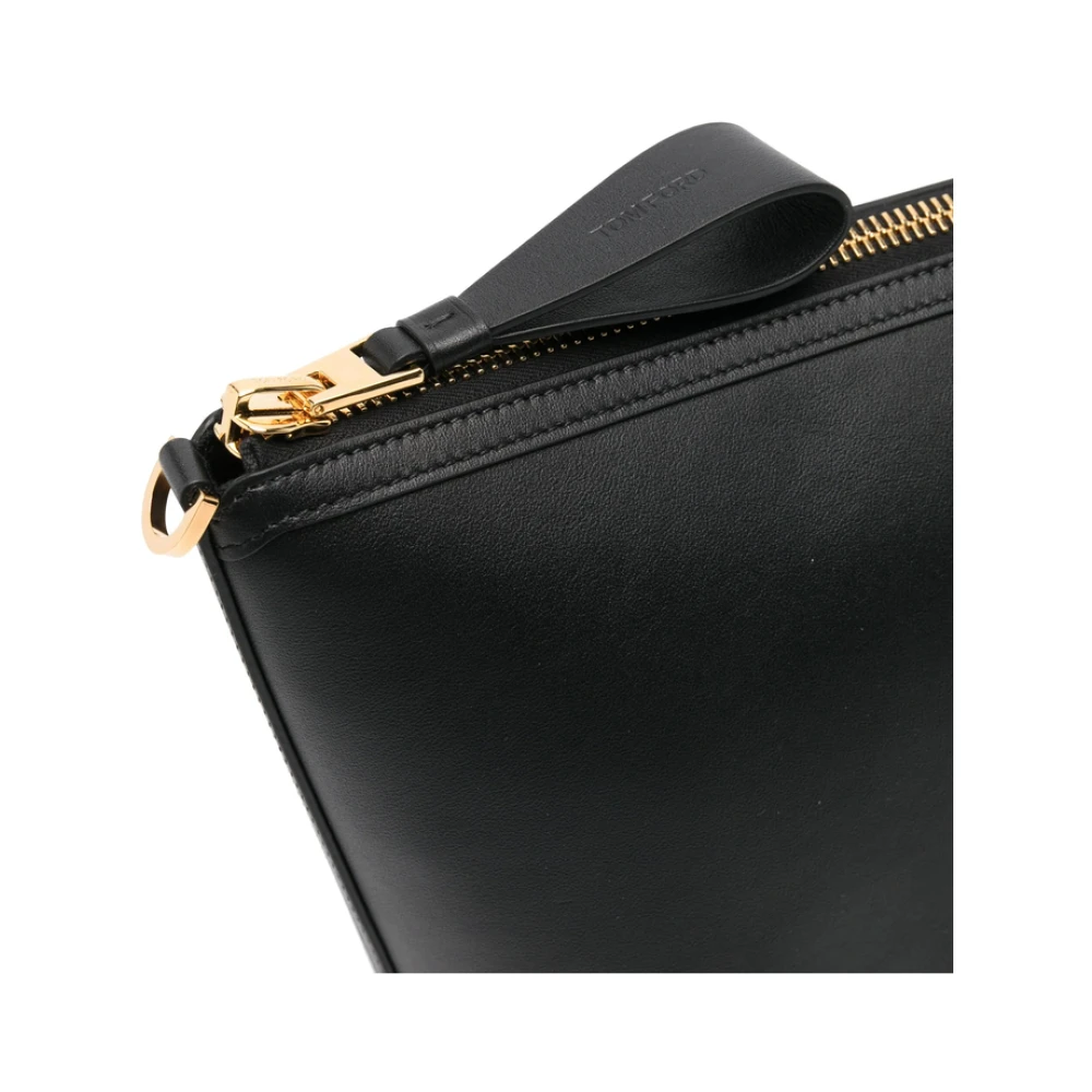 Tom Ford Zwarte Bum Bag met Toprits Black Heren