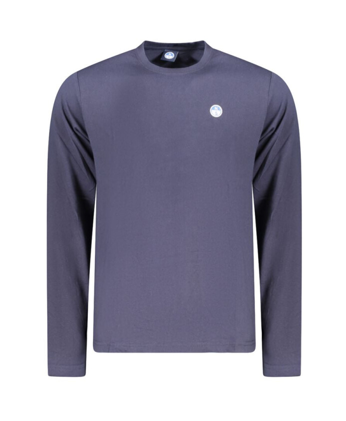 t-shirt-homme-en-coton-bleu