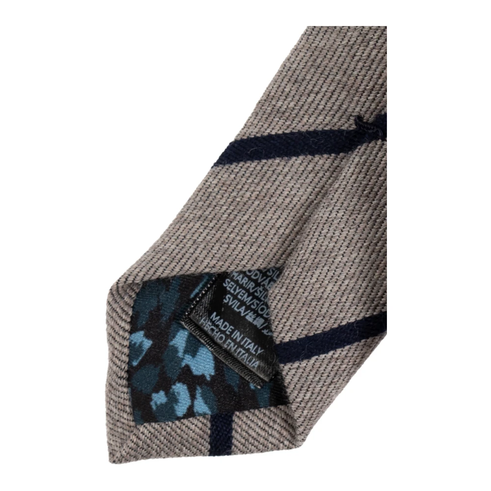 Paul Smith Wollen stropdas Gray Heren
