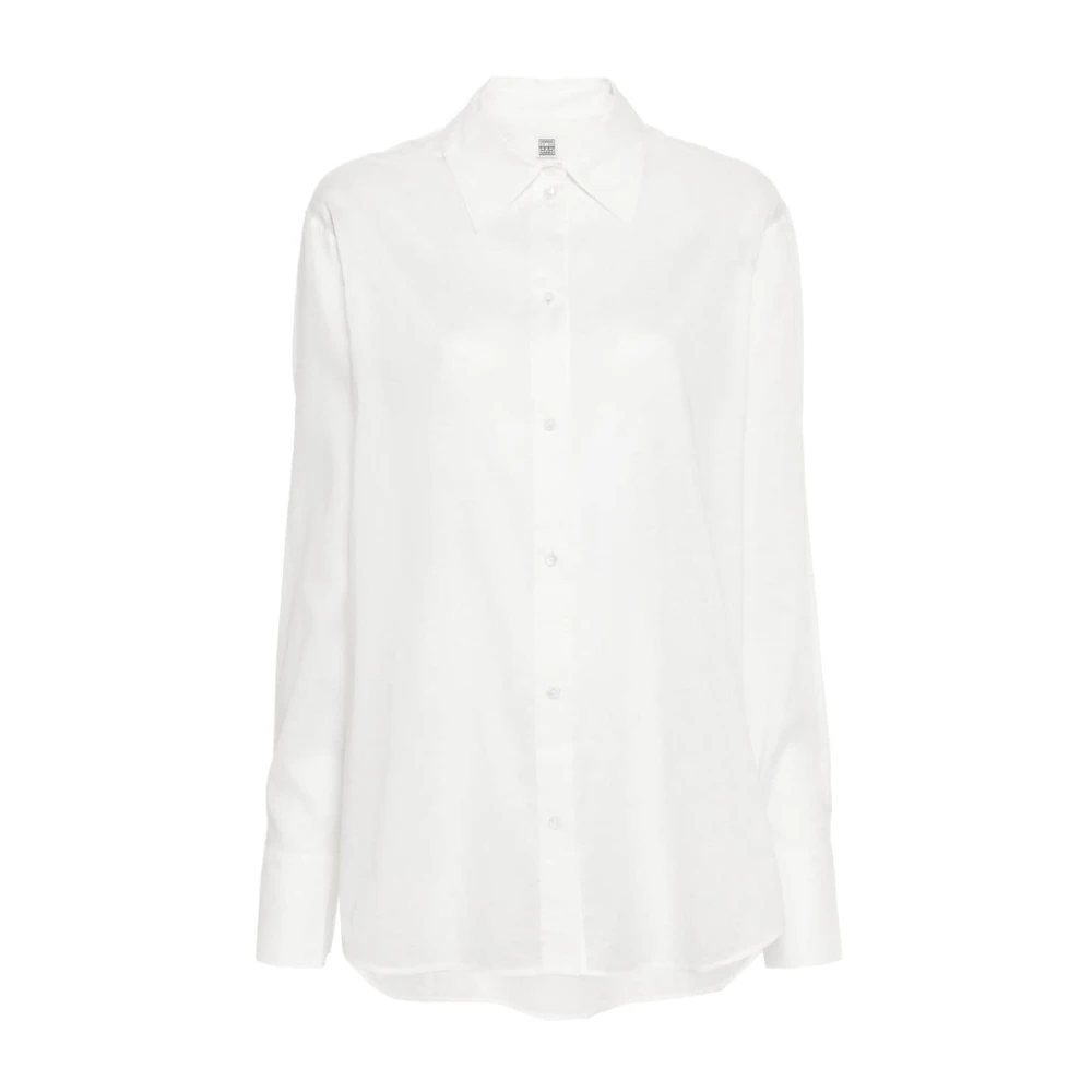 TotêMe Natuurlijke Kimono Shirt White Dames