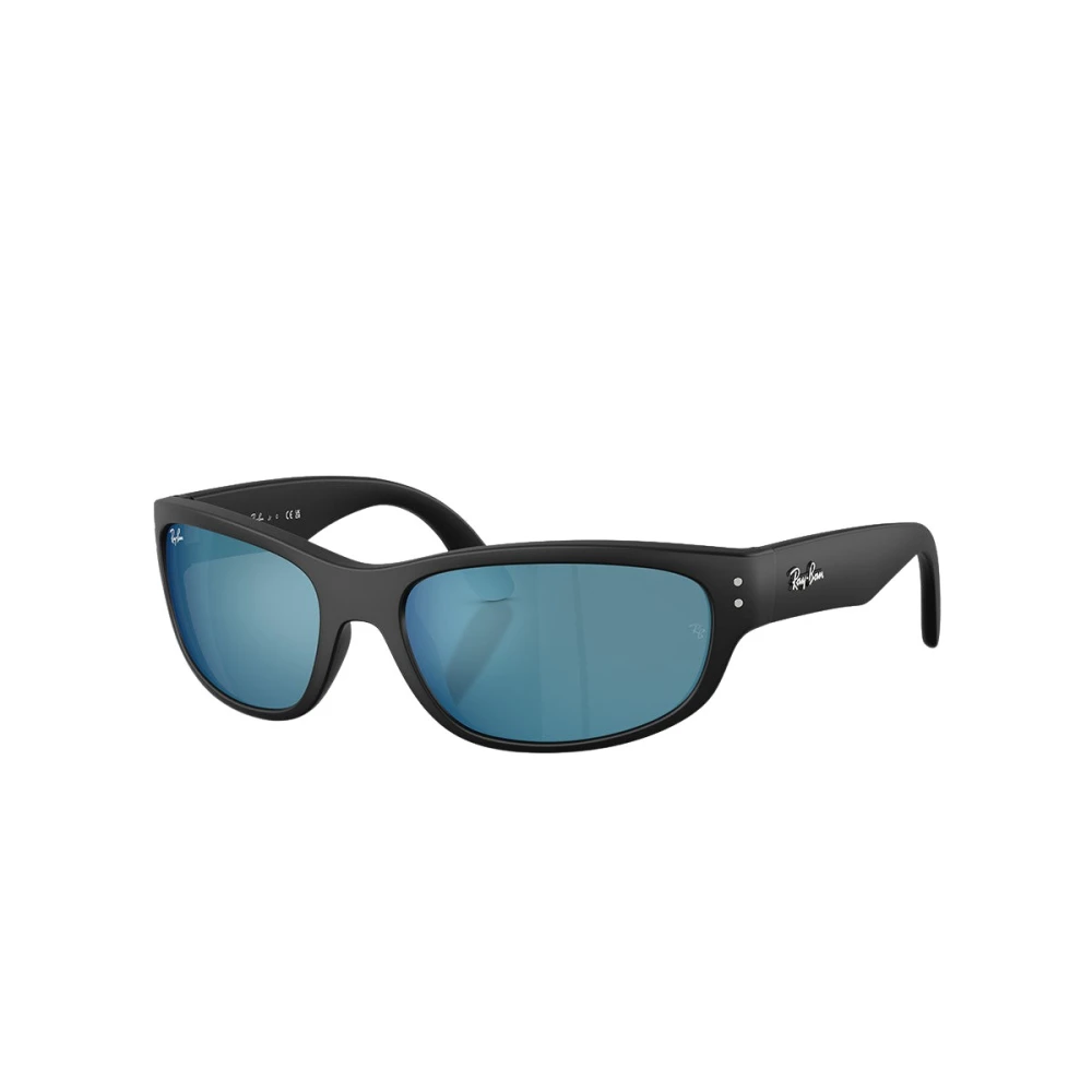 Ray - Ban Blue Kid Rj9189s 100S55 Sunglasses Injected Black Pillow Mirror - Image 2