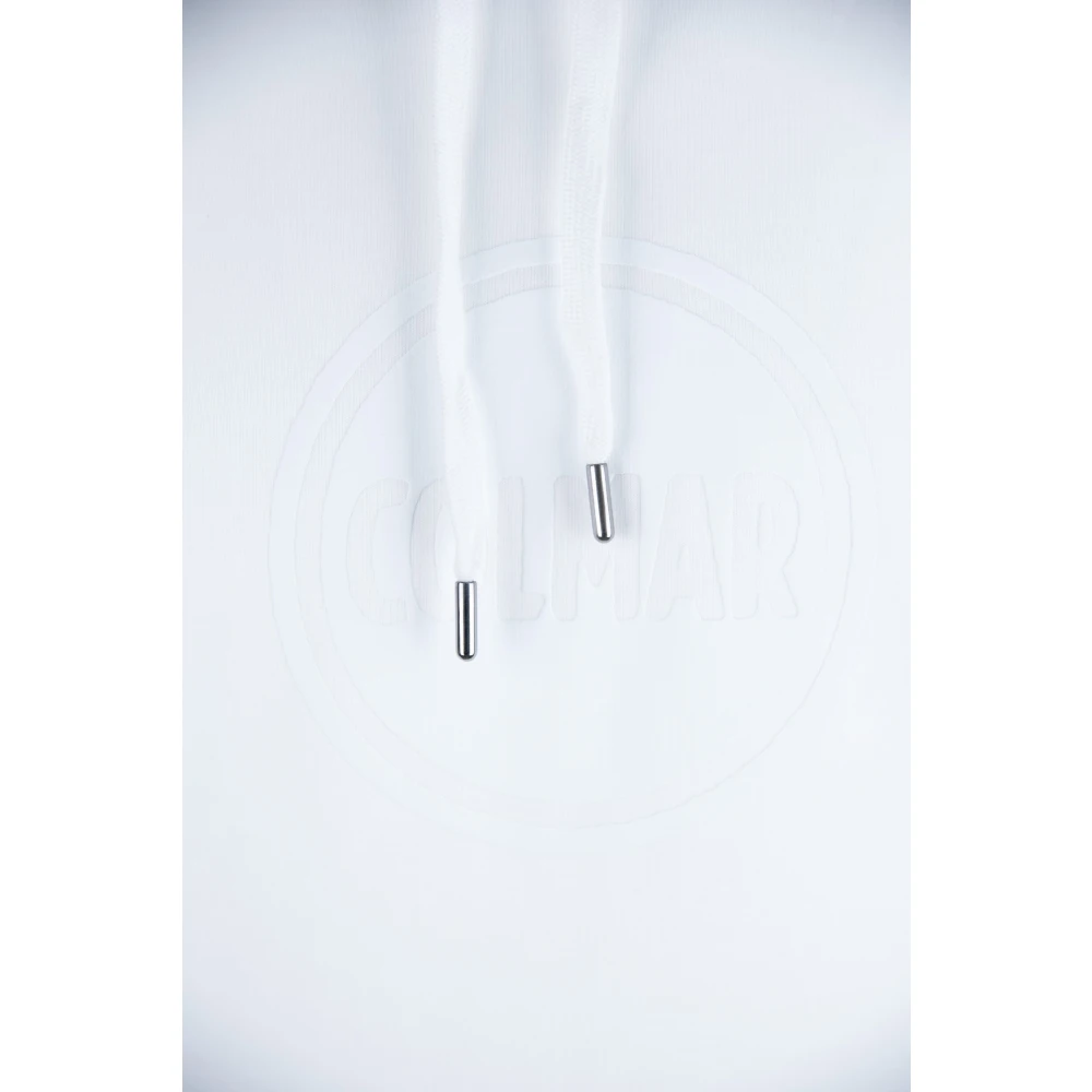 Colmar Heren hoodie met trekkoord White Heren