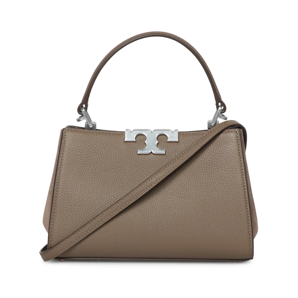 Tory Burch Beige Läder Axelväska med Vridlås Beige, Dam