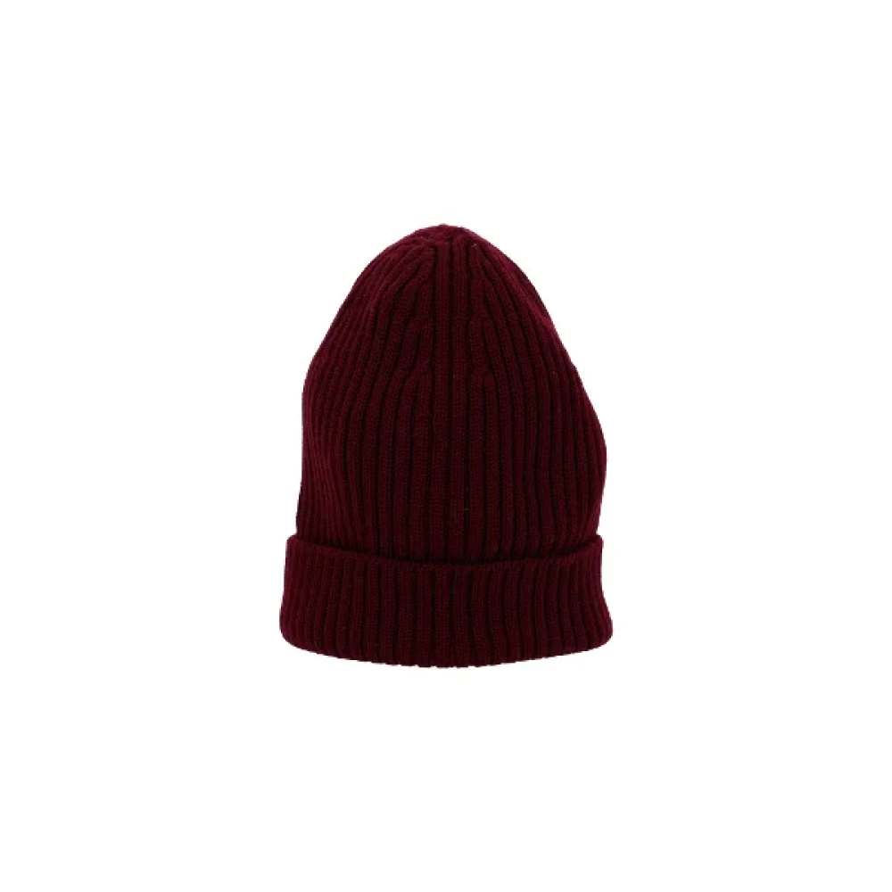 Prada Vintage Pre-owned Wool hats Red Dames