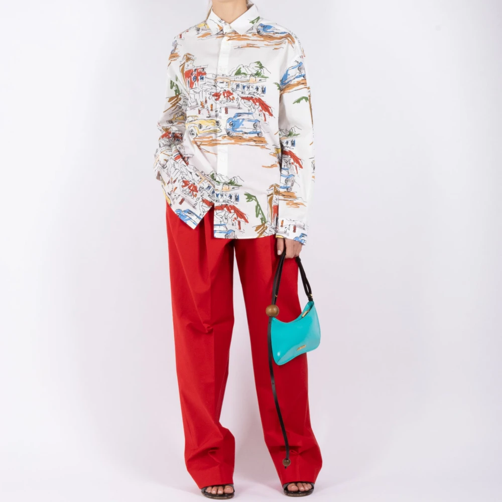 Jacquemus Simon Shirt Update Unieke Vrouwelijke Stijl Multicolor Dames
