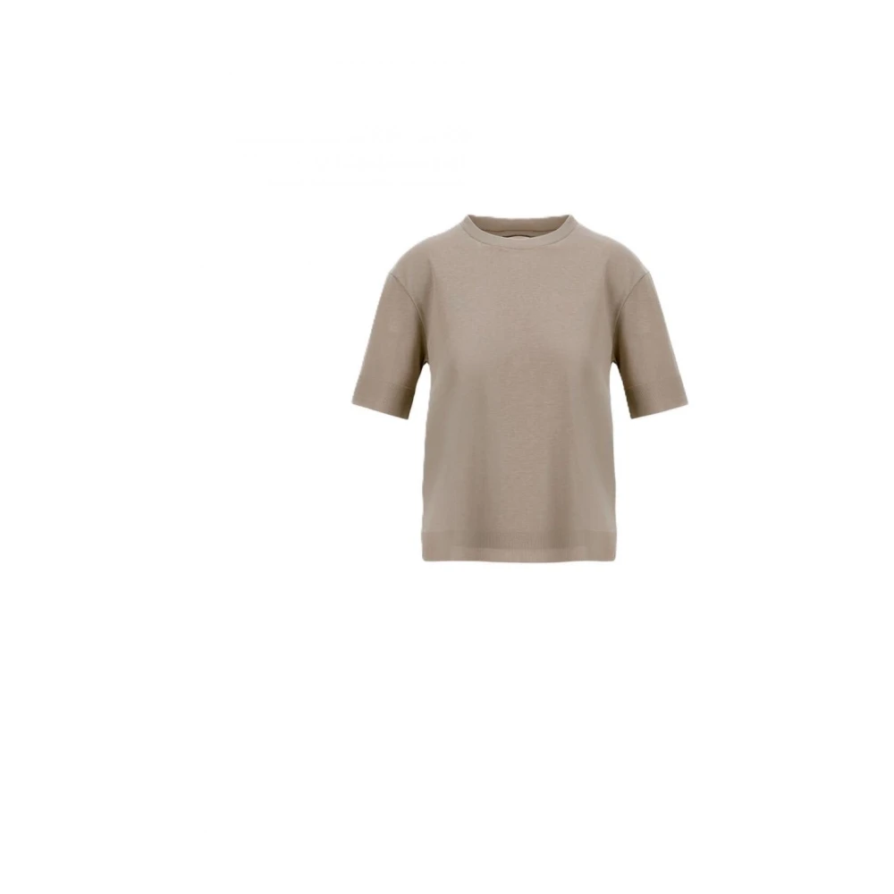 Herno Lyocell T-shirt Beige Dames