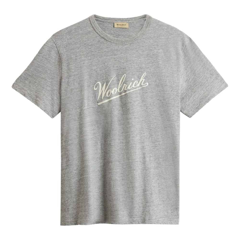Woolrich - Tops > T-Shirts - Gray - Woolrich - Modalova