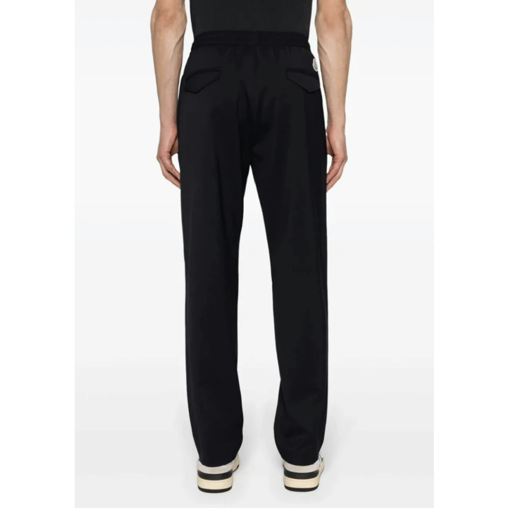 Moncler Straight Trousers Blue Heren