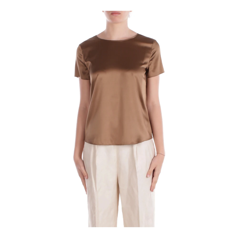 Emporio Armani Damen Braun Blusen & Hemden, Sgröße: