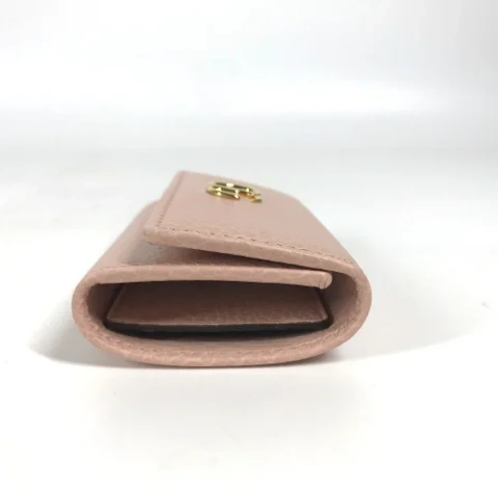 Gucci Vintage Pre-owned Leather key-holders Pink Dames