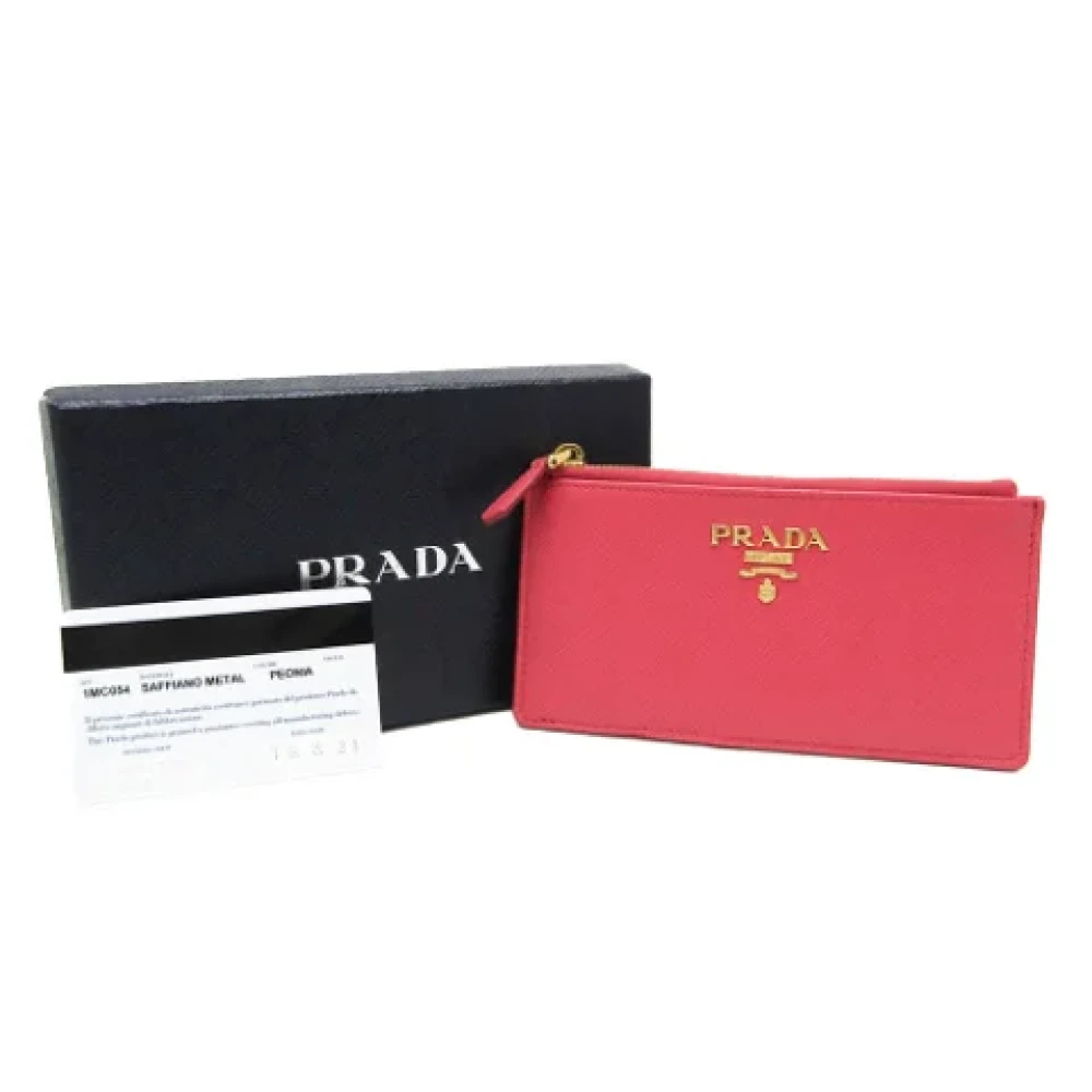 Prada Vintage Pre-owned Metal home-office Red Dames