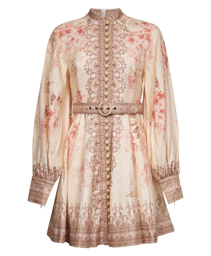 robe-en-lin-imprime-floral-couleur-corail