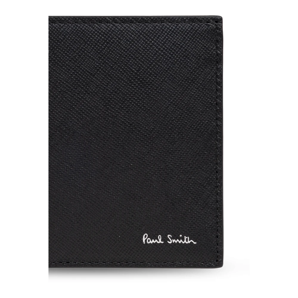 Paul Smith Portemonnee met logo Black Heren