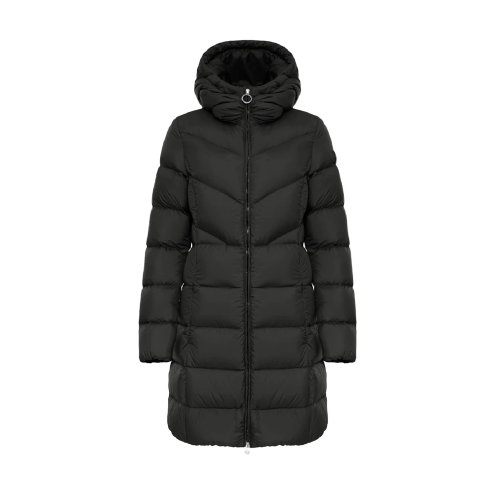 Colmar Zwarte Winterjas met Vaste Capuchon Black Dames