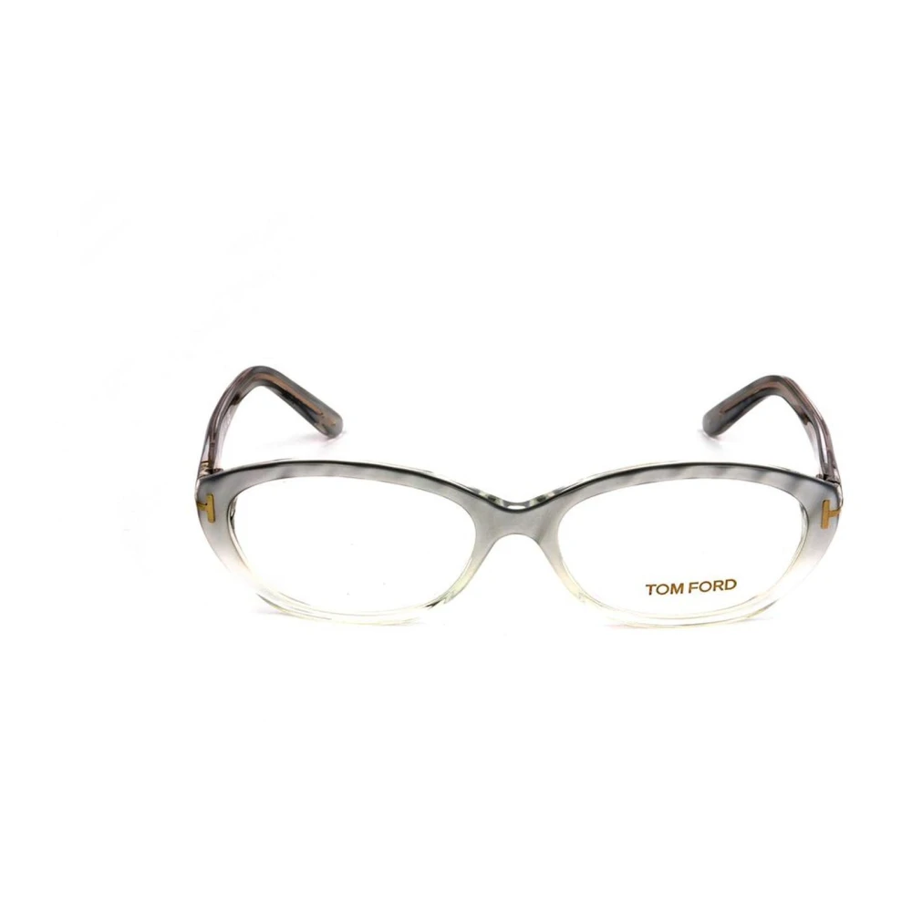 Tom Ford Grijze Acetaatframe Bril met Wijzerplaat Gray Dames