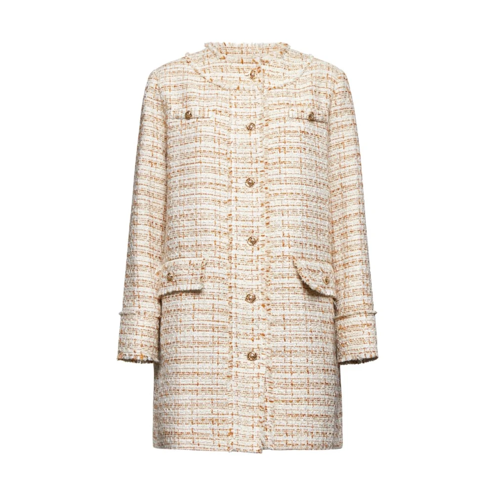 Silvian Heach Damen Beige Mäntel, Sgröße: