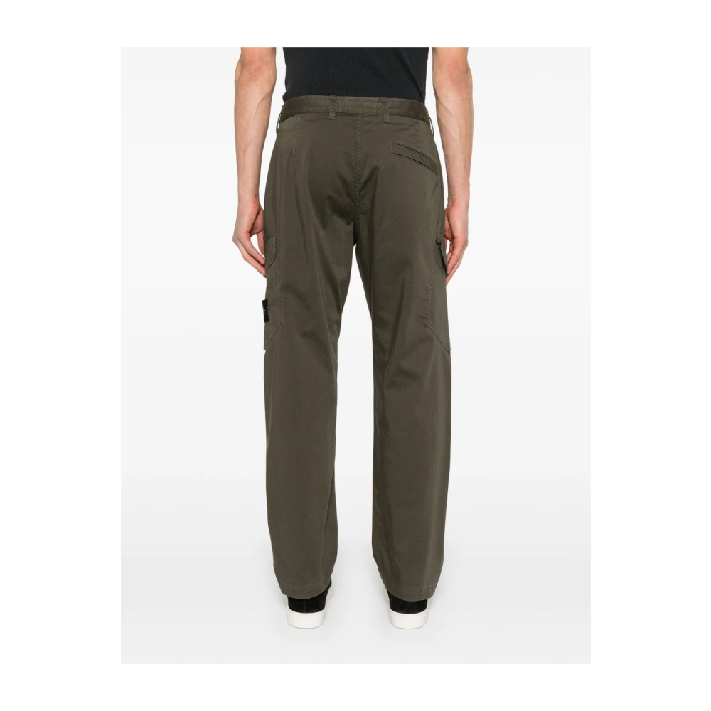 Stone Island Groene Broek Mix Stijl Comfort Green Heren