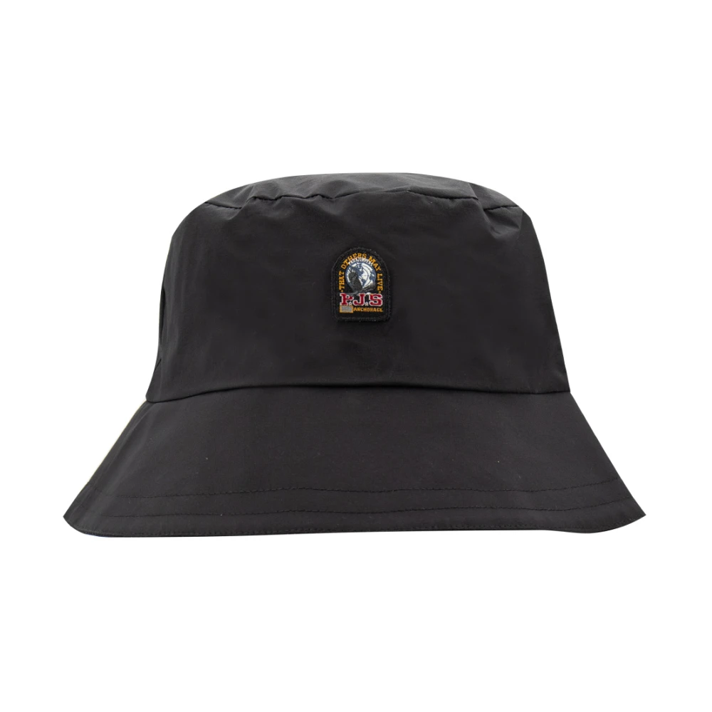 Parajumpers Stijlvol Logo Patch Bucket Hat Black Unisex