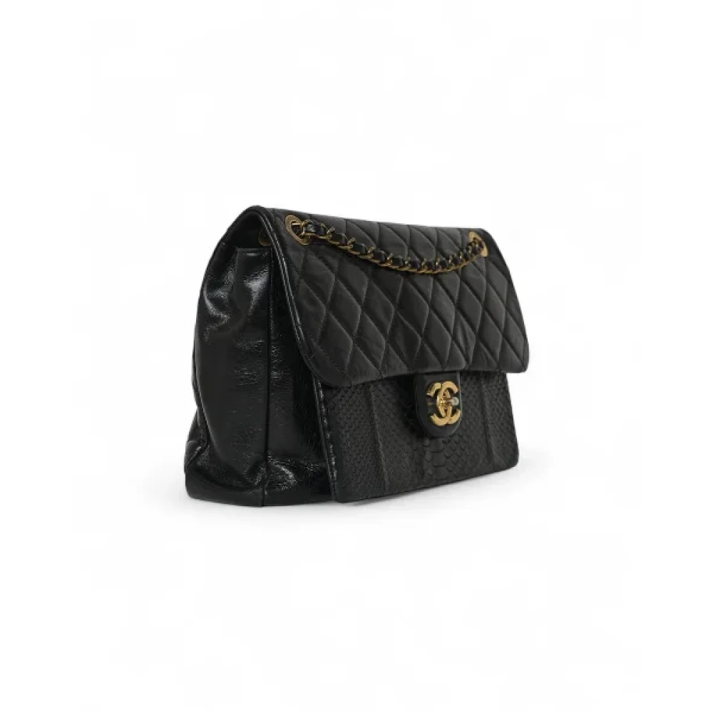 Chanel Vintage Pre-owned Leather chanel-bags Black Dames