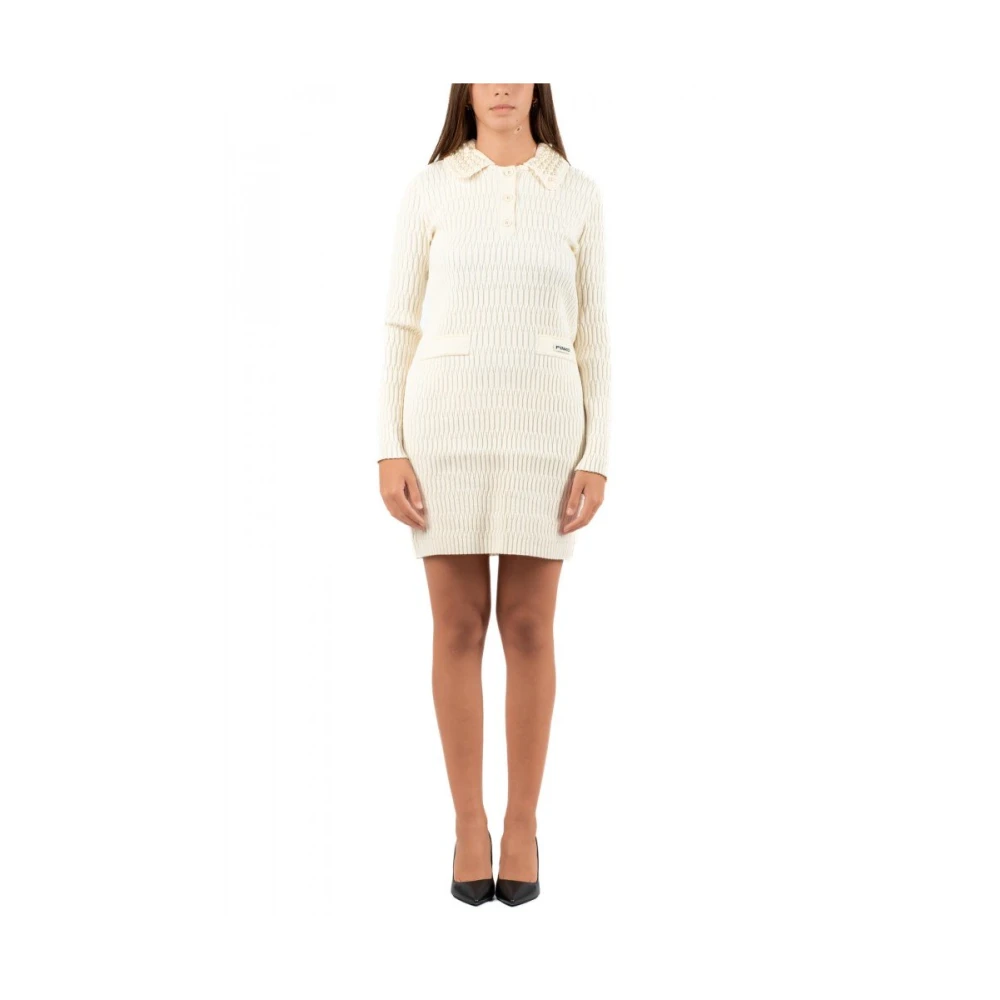 Pinko Damesjurk in roze White Dames