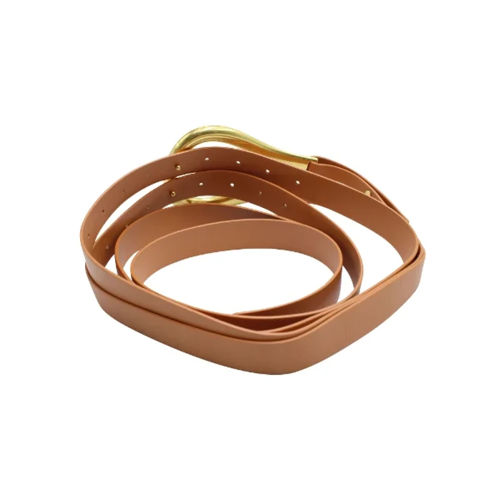 Bottega Veneta Vintage Pre-owned Leather belts Brown Dames