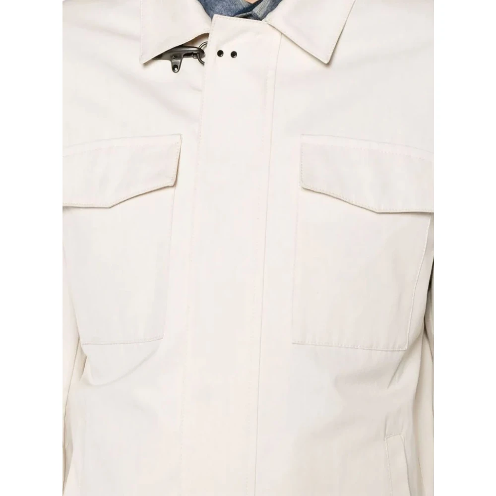 Fay Light Jackets Beige Heren