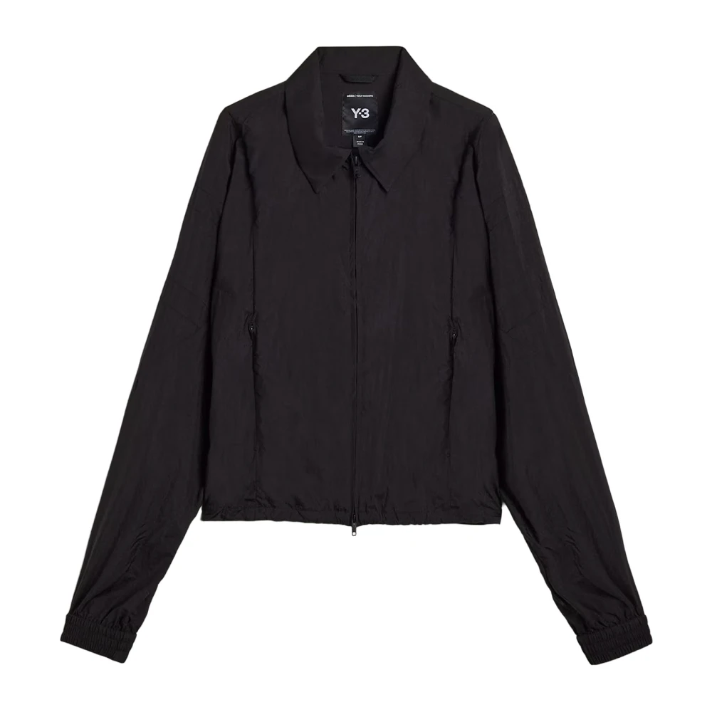 Y-3 Women's Black Light Jackets, S, Track Jacket 3 Stripes