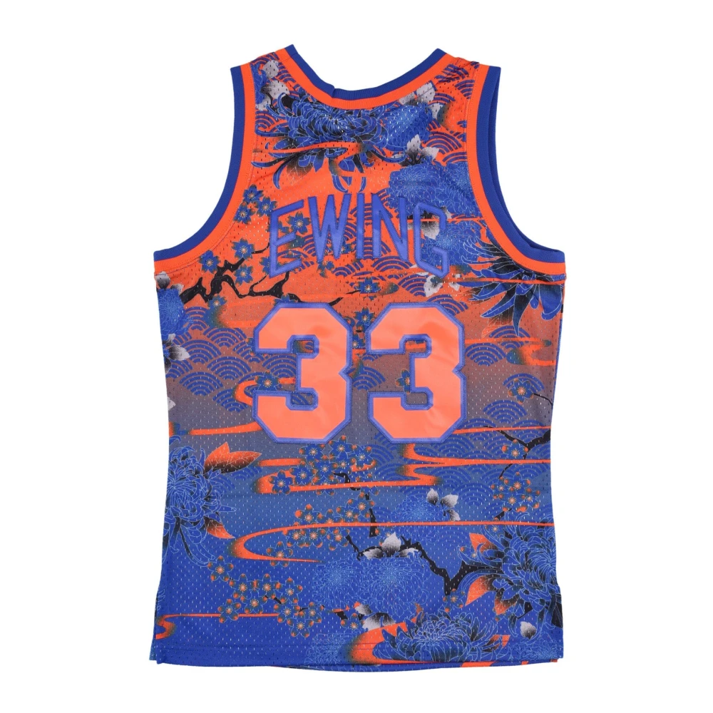 Mitchell & Ness NBA Swingman Jersey 1985 Patrick Ewing Blue Heren
