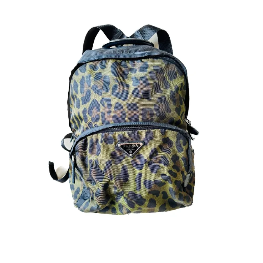 Prada Vintage Pre-owned Canvas prada-bags Multicolor Dames