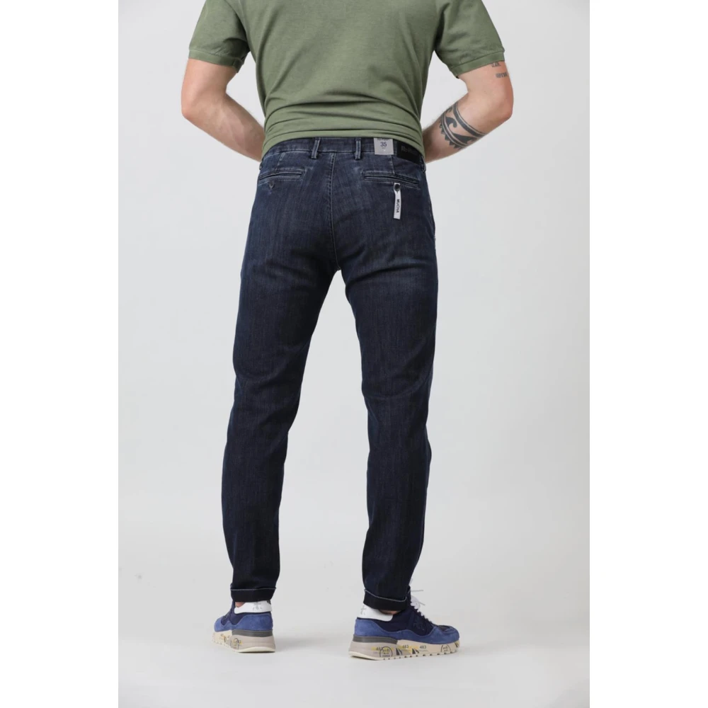 Re-Hash Denim Chinos Stijlvolle Jeans Blue Heren