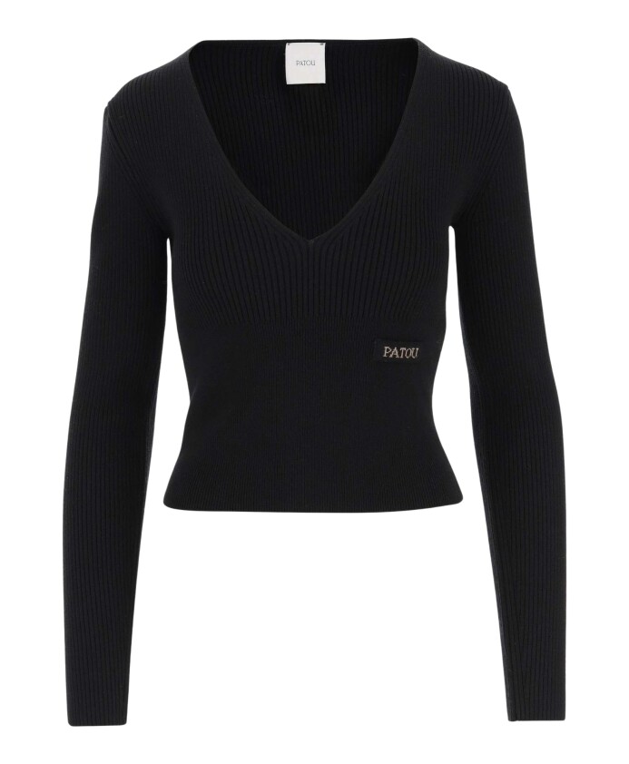 pull-en-maille-a-col-en-v