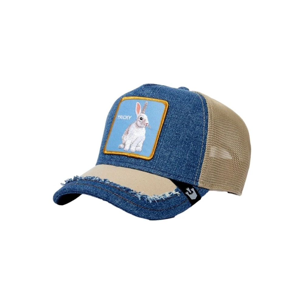 Goorin Bros Silki Rabbit Trucker Cap Blue Heren