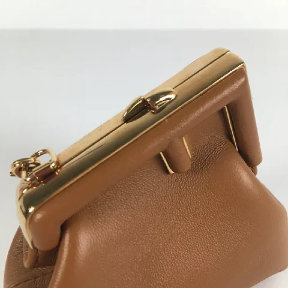 Fendi Vintage Pre-owned Leather fendi-bags Brown Dames