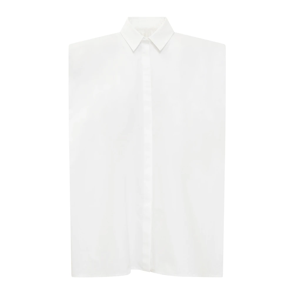 Calcaterra Top Shirt Over Stijlvol en trendy White Dames