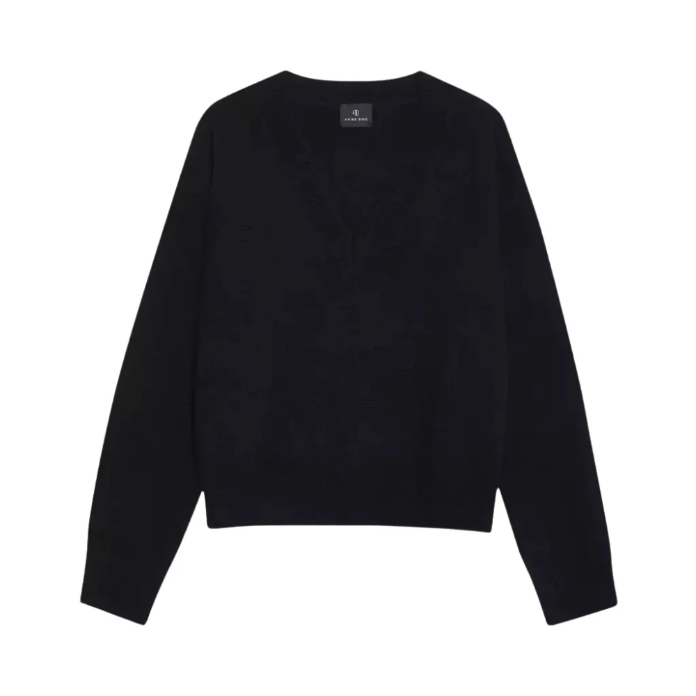 V-Neck Cashmere Sweater - Anine Bing - Modalova