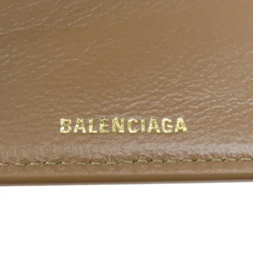 Balenciaga Vintage Pre-owned Leather wallets Brown Dames
