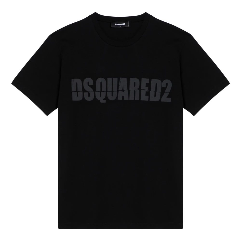 Dsquared2 Korte Mouw Ronde Hals T-Shirt Black Heren